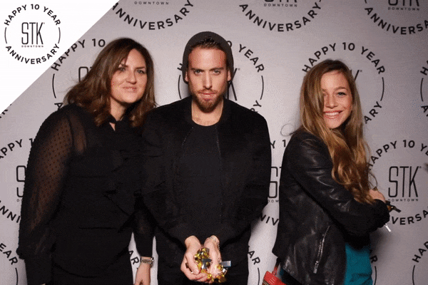 STK 10th Anniversary Confetti Boomerang GIF Booth