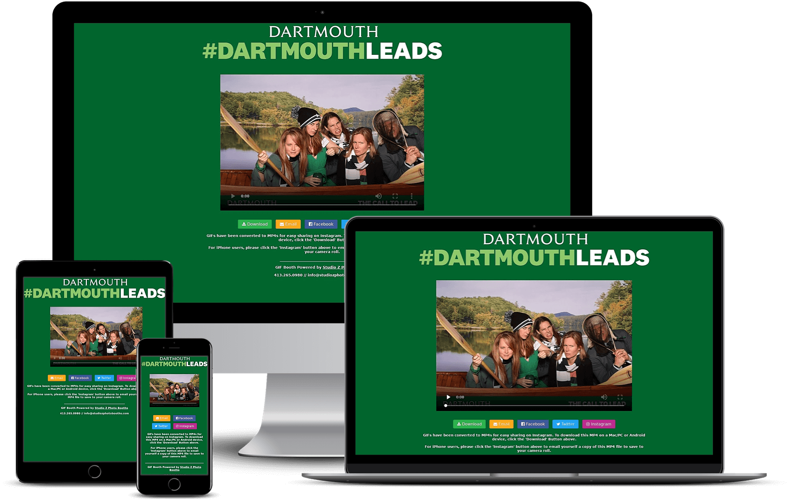 Responsive Customized Microsite for Image Sharing Responsive Customized Microsite for Image Sharing