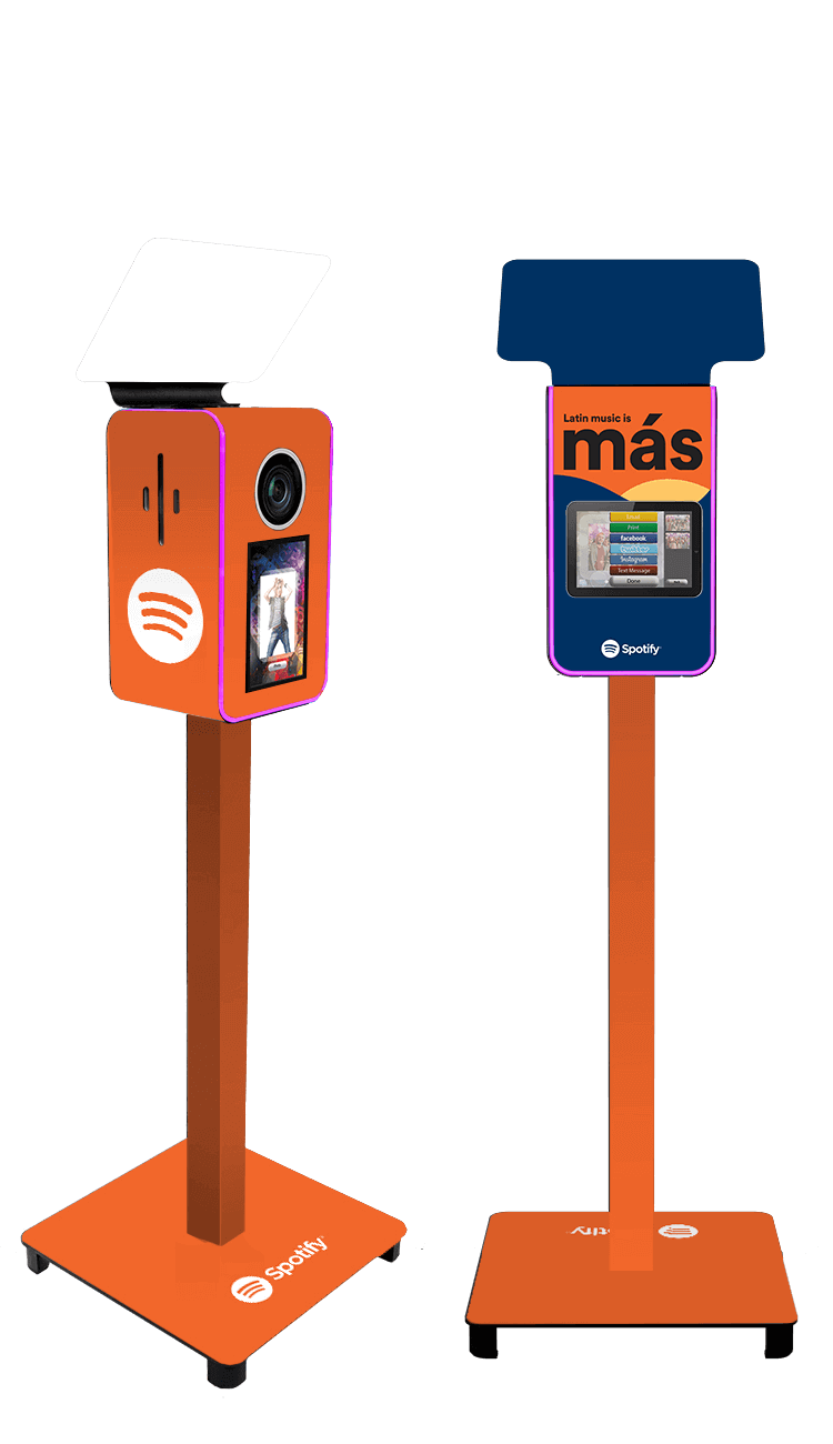 Pro Booth with Vinyl Wrap for Spotify at the Latin Grammy Awards
