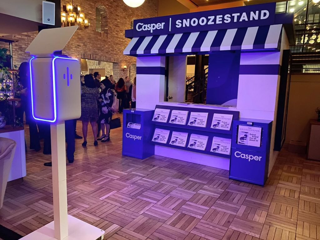 Custom Photo Booth Installation for Casper